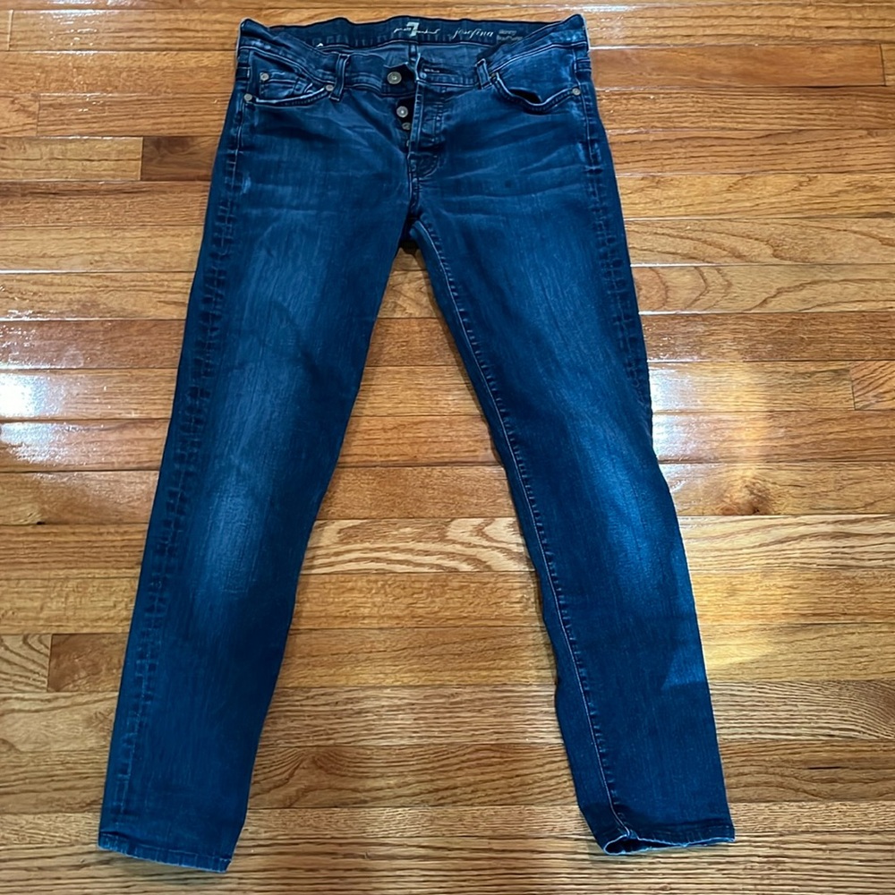 7 For All Mankind, skinny boyfriend jeans